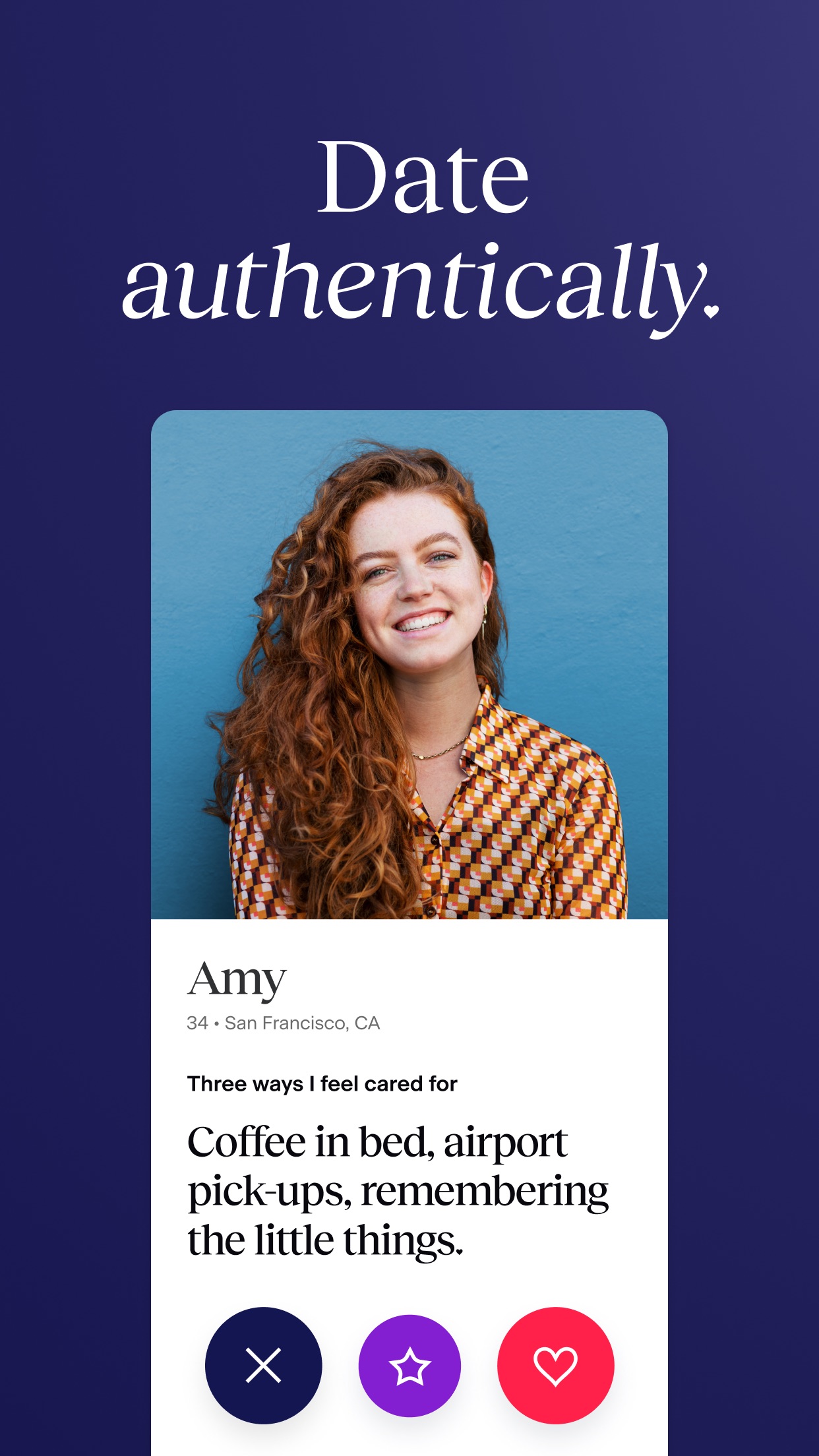 Match mobile app screenshot